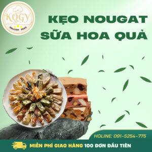 Kẹo Nougat Sữa Hoa Quả Tại Cửa Hàng