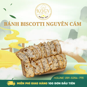 Bánh Biscotti Nguyên Cám