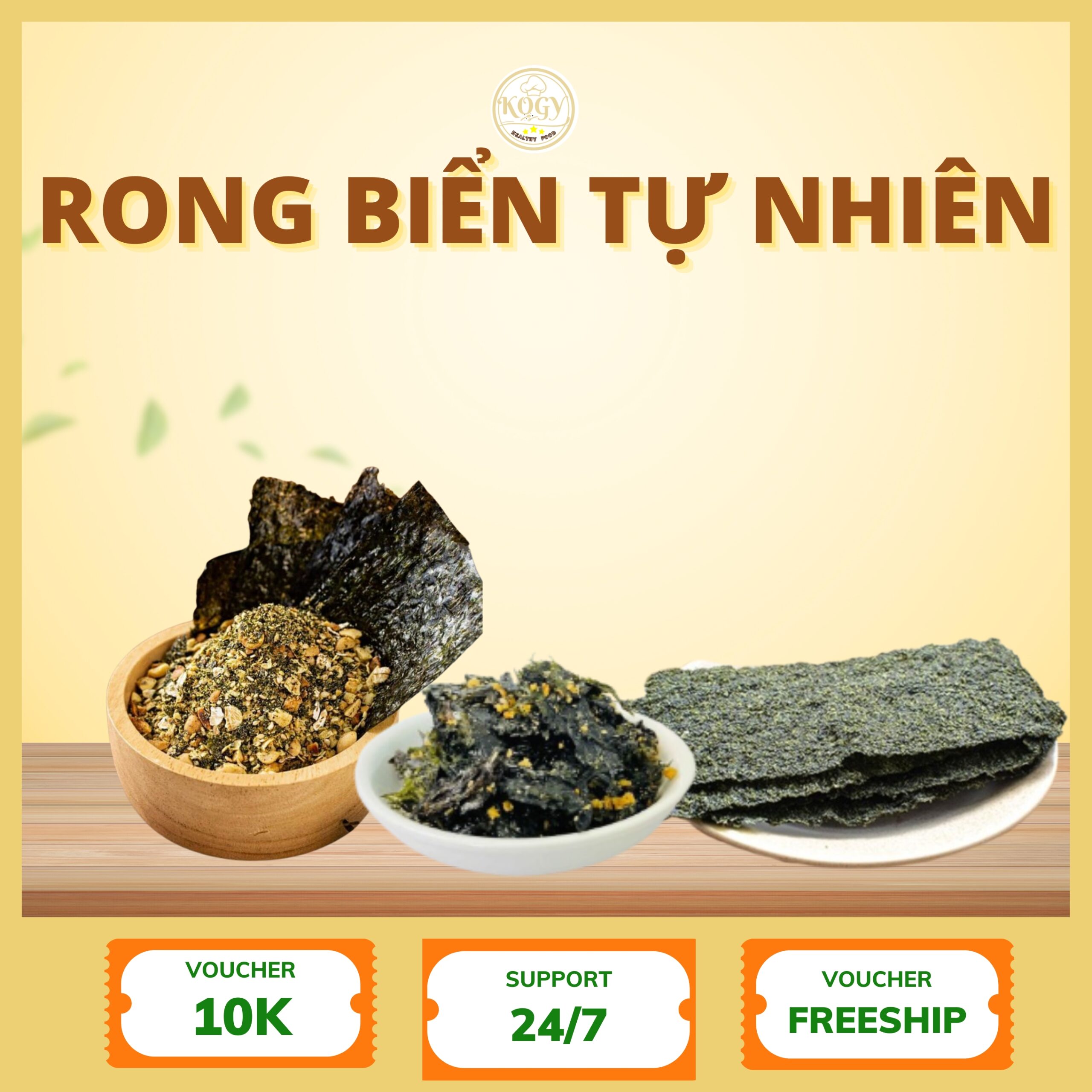 Đồ ăn Healthy Rong Biển Tự Nhiên
