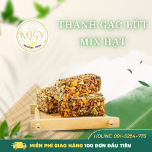 Thanh Gạo Lứt Mix Hạt