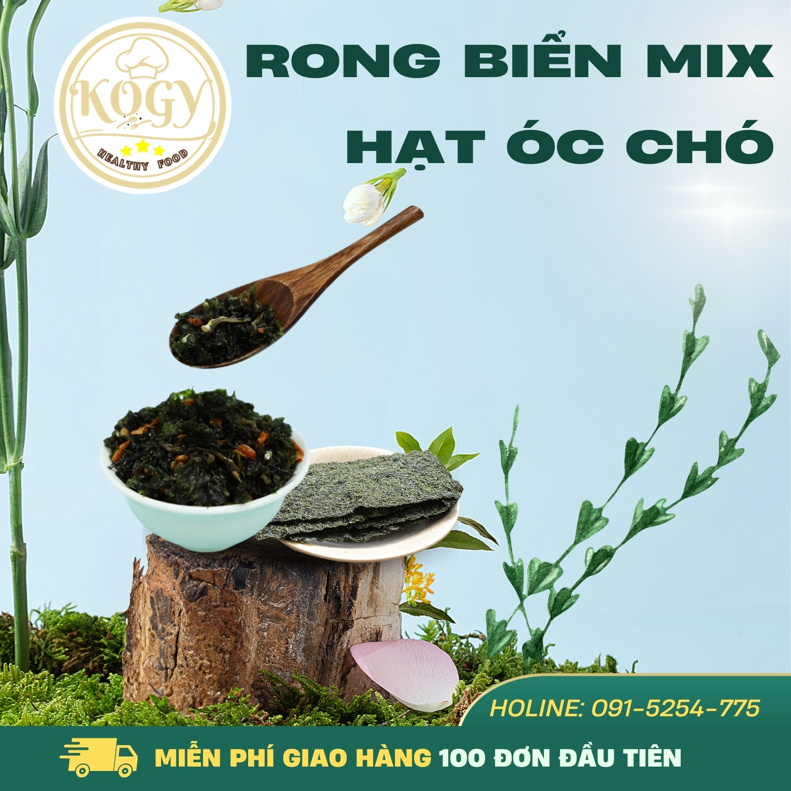 Rong Biển Mix Hạt Óc Chó Tại Cửa Hàng Kogy House