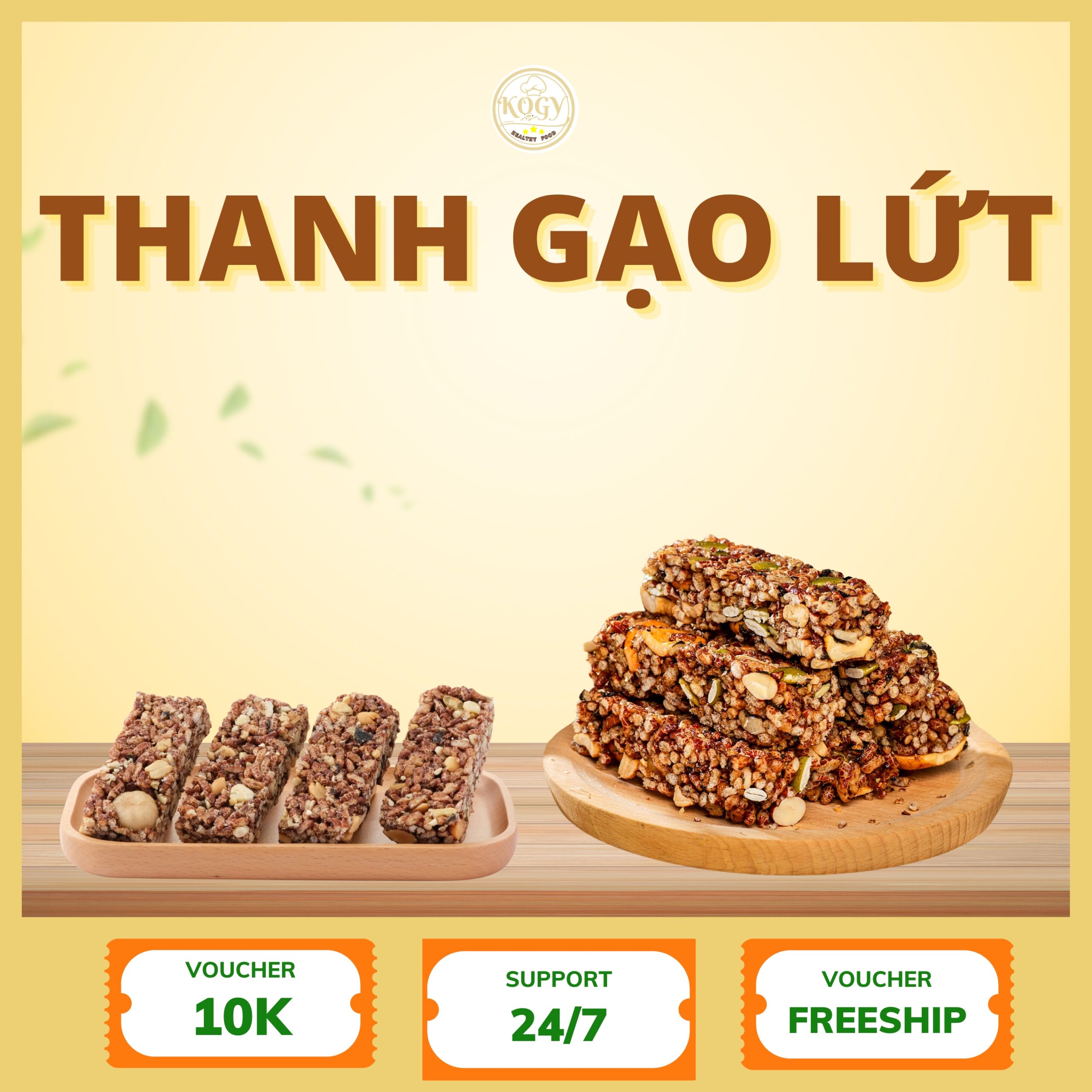 Đồ ăn Healthy Thanh Gạo Lứt