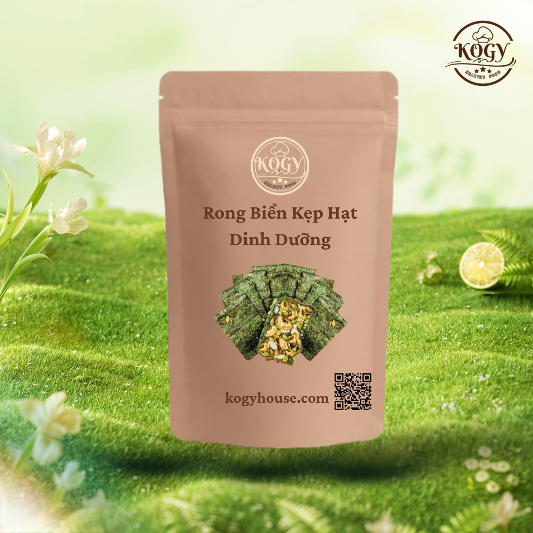 Rong biển kẹp hạt dinh dưỡng dinh dưỡng là thứ không thể thiếu trong Combo ăn kiêng