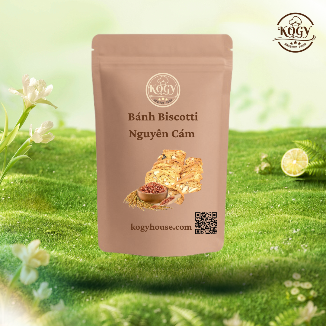Bánh Biscotti Nguyên Cám là thứ không thể thiếu trong Combo ăn kiêng